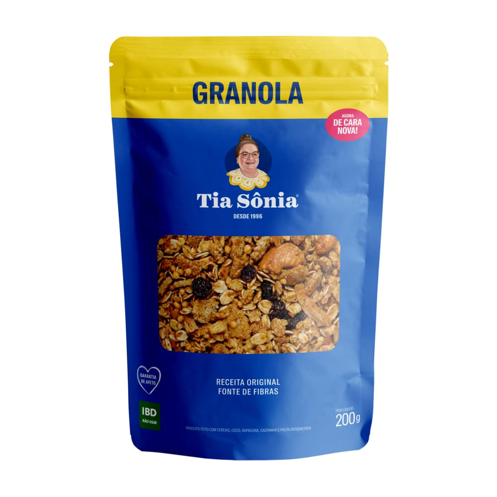 Granola Tradicional 200g Compre na Tia Sônia