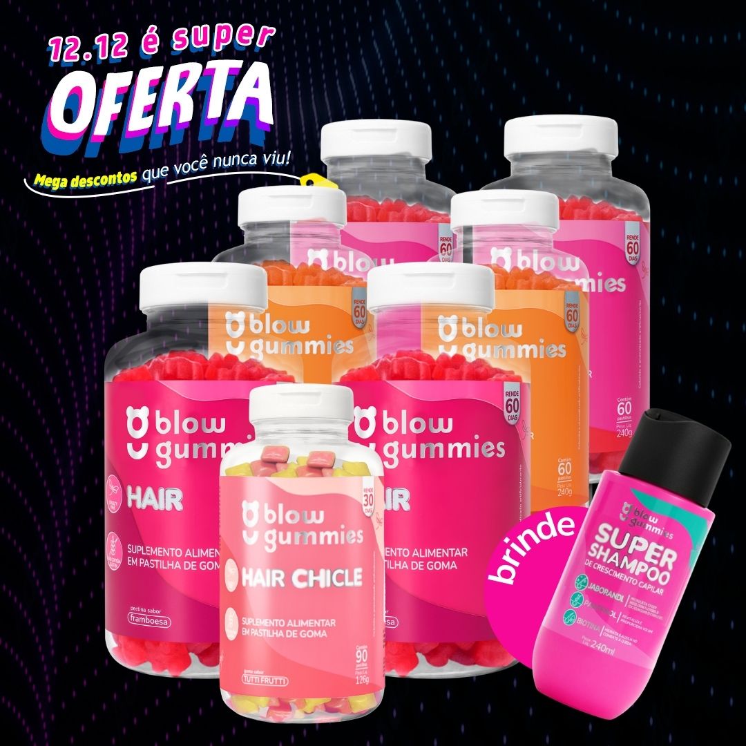 Kit Blow Friday 390 Dias Super Shampoo Grátis