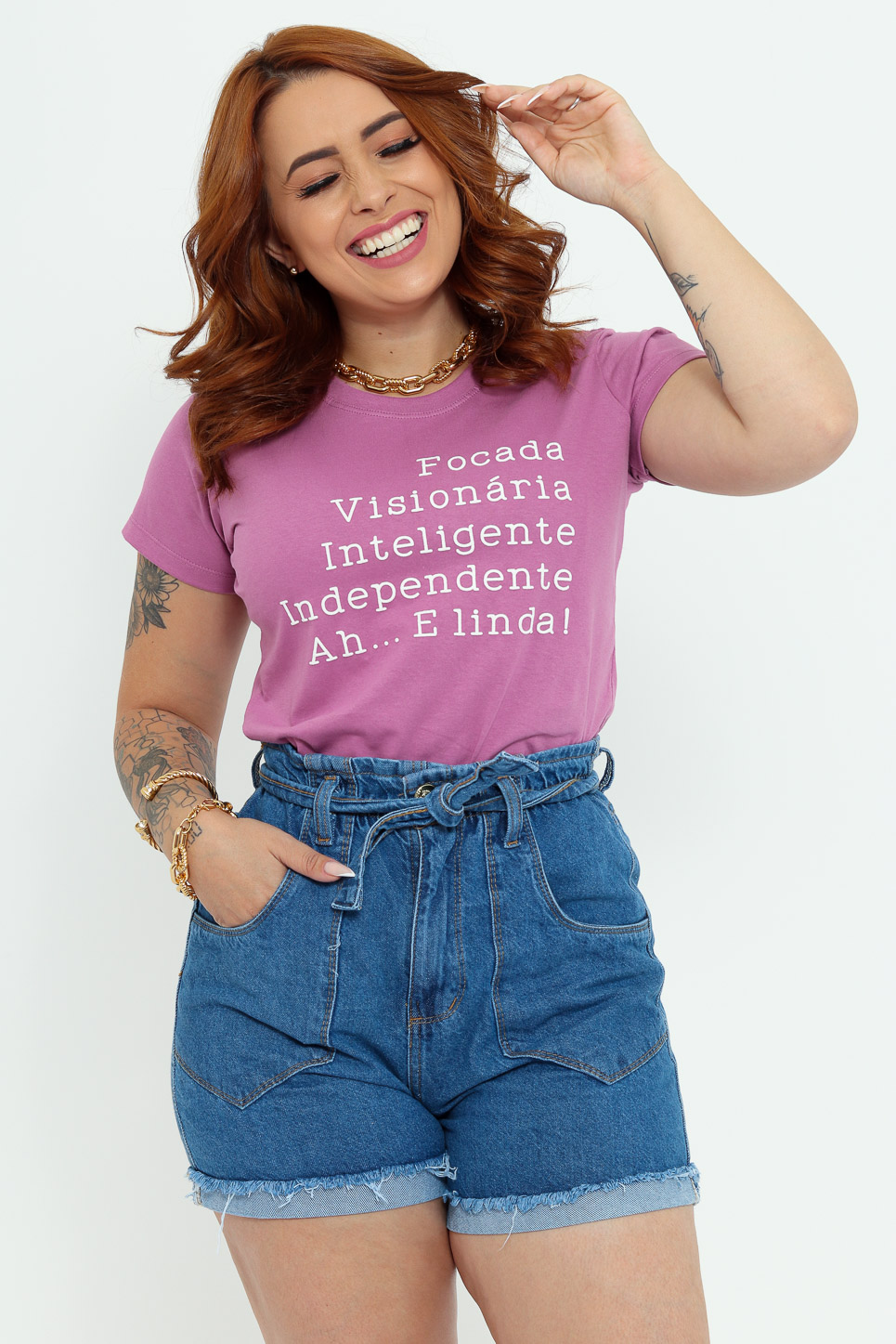 Focada, Visionaria, Inteligente, Ah...e Linda! - Lavanda (zoom)