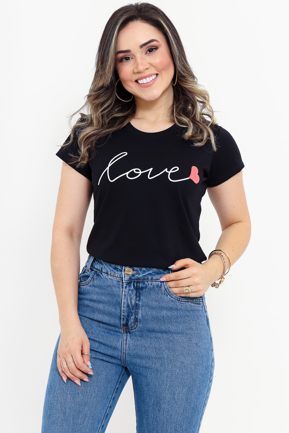 Love Coração - Preto (zoom)