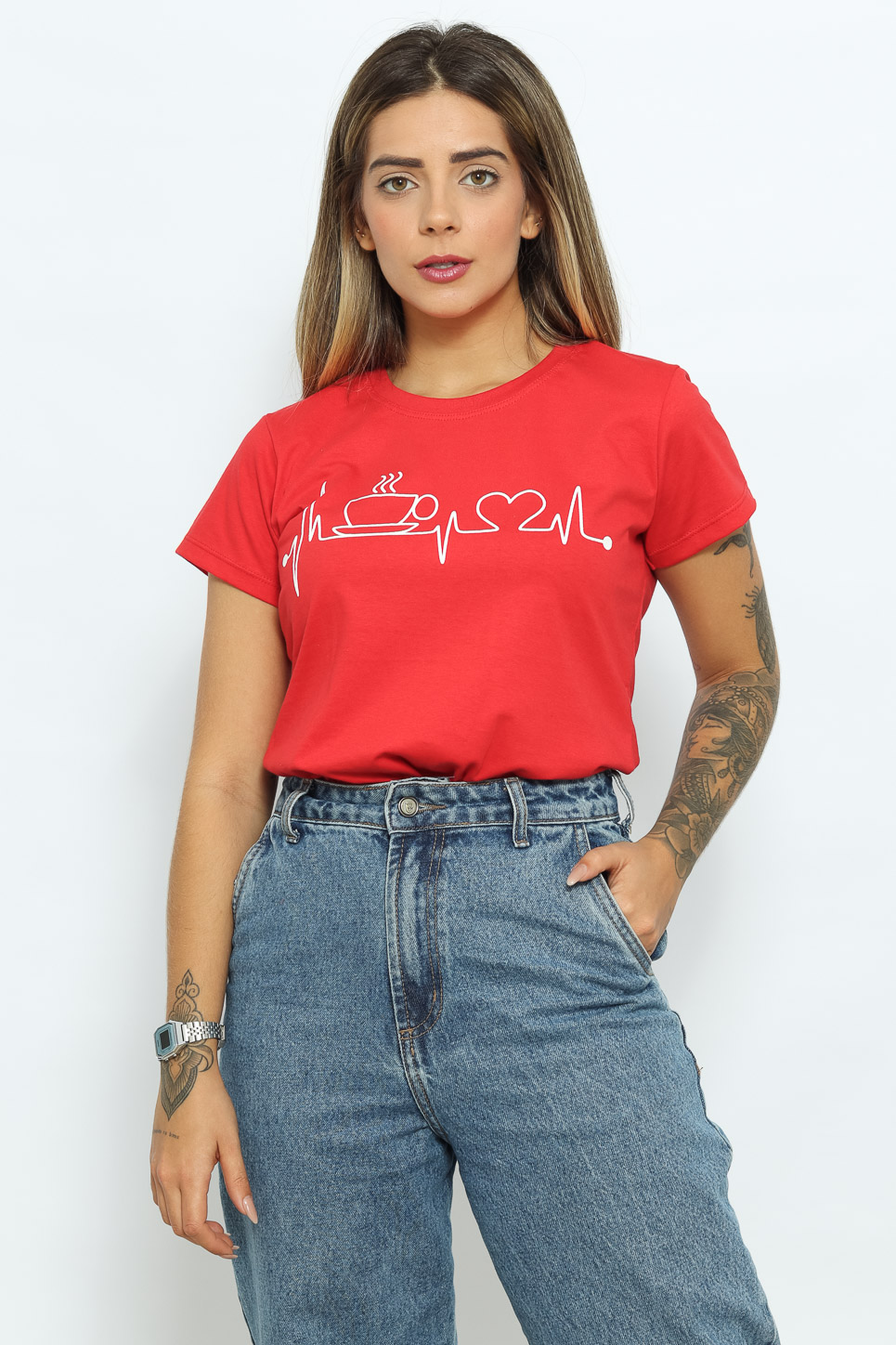 Xicara Coração - Vermelho (zoom)