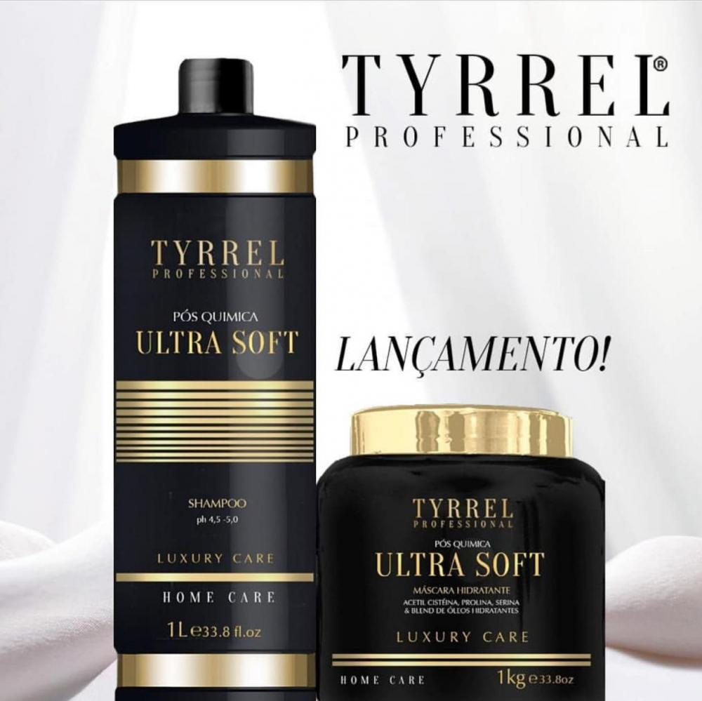 Kit Ultra Soft Pós Química Tyrrel Shampoo 1litro + Máscara 1kg