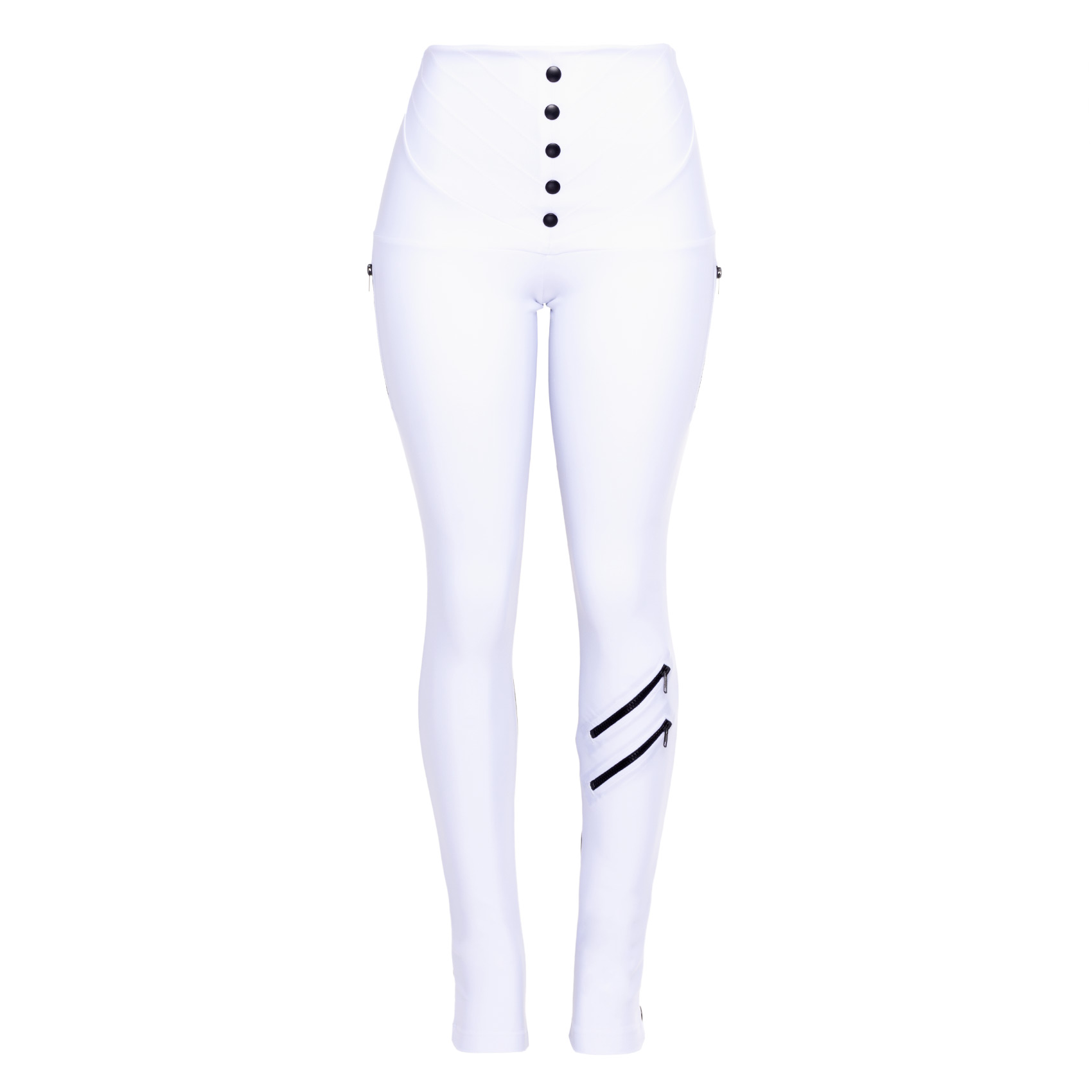 Calça Lyon Branco com Preto (zoom)