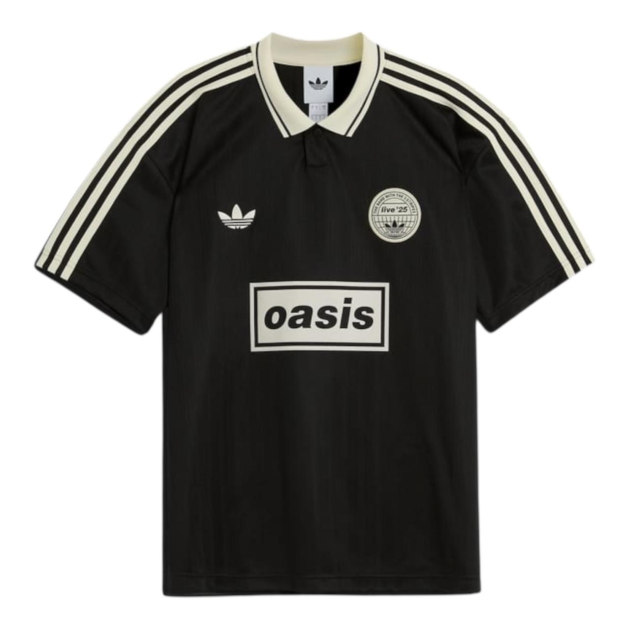 正規品　Oasis x adidas Originals Jacquard 黒 Camisa Adidas x Oasis Tour Jacquard Black