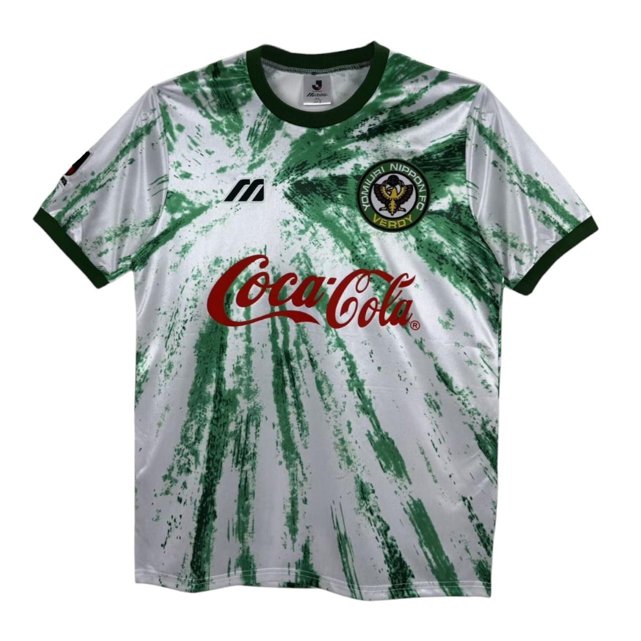 1993 ヴェルディ川崎　NTV FOOTBALL　CLUB　VAMOS LA Camisa Verdy Kawasaki Away Retrô 1993