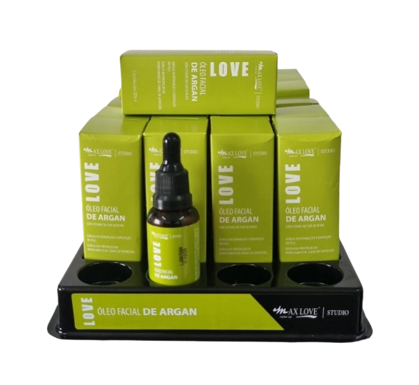 Box c /24 Un - Óleo Facial De Argan - Max Love