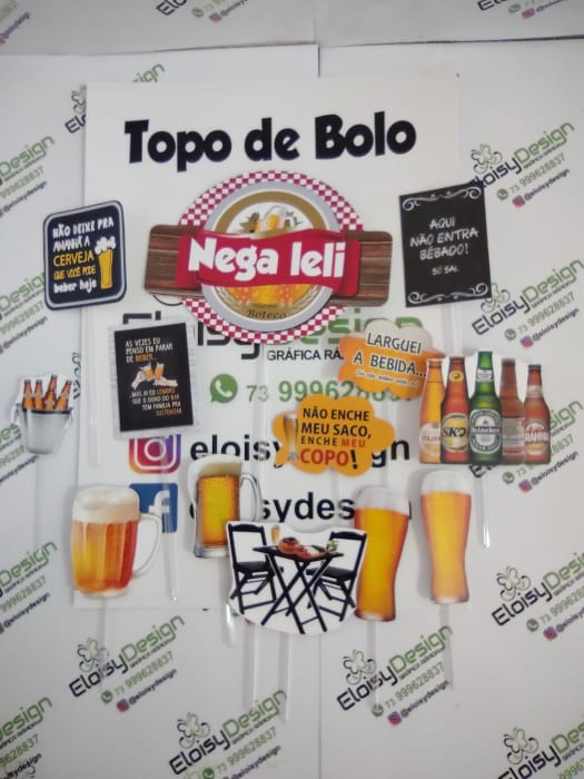Topo De Bolo Ceveja