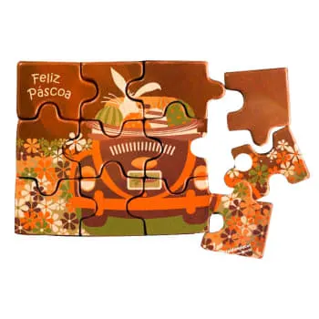 Blister Quebra Cabeça - Coelho no Carro (normal)