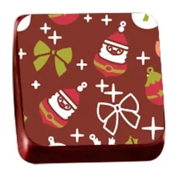 Transfer para Chocolate (40 x 30cm) Enfeite Noel - Stalden (normal)