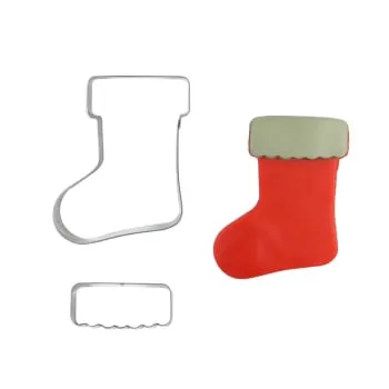 Kit Cortadores Bota e Meia de Natal (5cm) - Kafstar (normal)