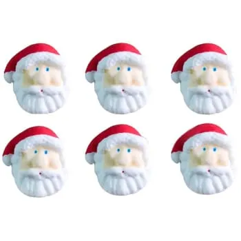 Enfeite de Natal em Açúcar Papai Noel Médio (6uni) - Jady Confeitos (normal)