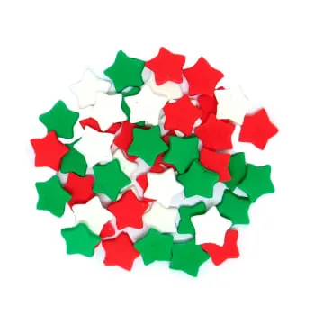 Enfeite de Natal em Açúcar Estrela (15g) - Jady Confeitos (normal)
