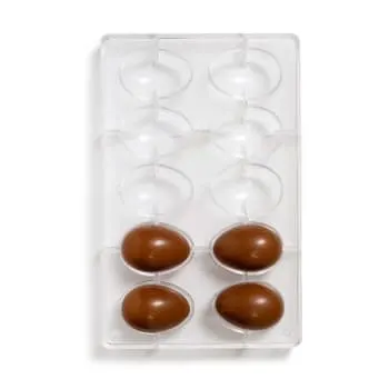 Forma de Chocolate em Policarbonato Ovo de Páscoa (6,0cm) - Decora (normal)