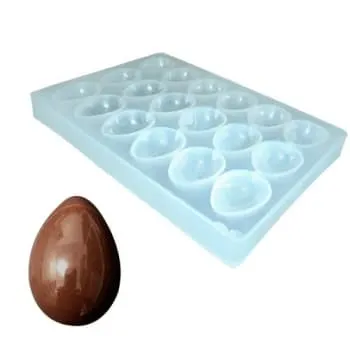 Forma de Chocolate em Polipropileno Ovinho nº 2 - Cristal Formas (normal)