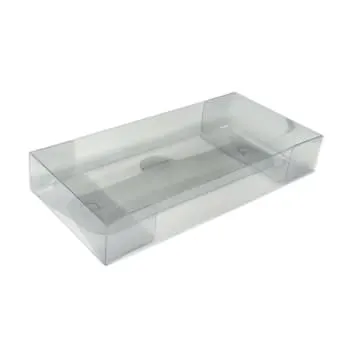 Caixa Acetato para Tablete de Chocolate, Biscoitos e Doces (5uni) 16,5 x 8,5cm - ArtCrystal (normal)