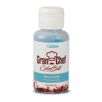 Color Bits Manteiga de Cacau Blue Box Tiffany para Chocolate (50g) - Gran Chef (normal)
