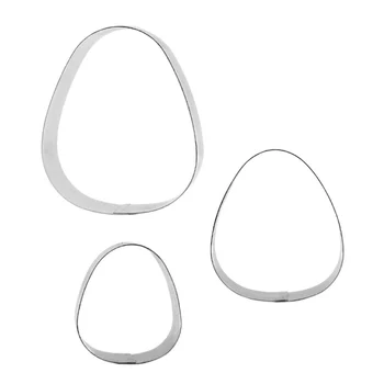 Kit Cortadores Páscoa Ovo de Páscoa (3pcs) - Kafstar (normal)