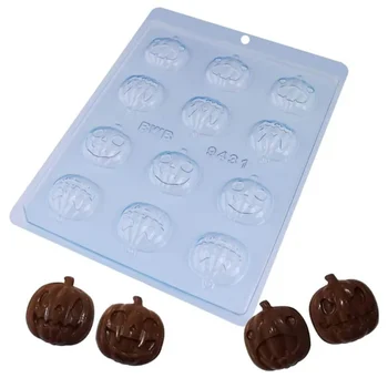 Forma de Chocolate Acetato Abóbora 8g (10uni) - BWB