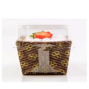 Forma para Bolo Inlgês Forneável com Tampa 100g Decorado (5uni) - Sulformas_C