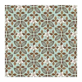 Folha Chumbo 8,0 x 7,8cm (300uni) - Flor de Cacau Páscoa Turquesa_c
