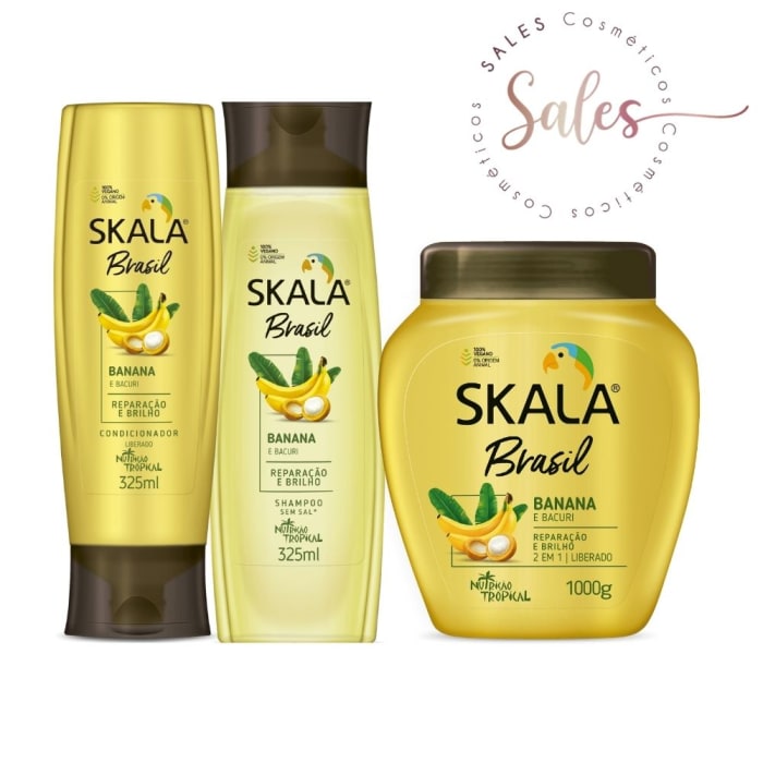 Kit Skala de Tratamento Banana e Bacuri