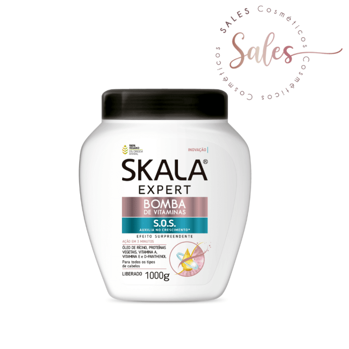 Creme de Tratamento Skala Bomba Vitaminas 1000 g