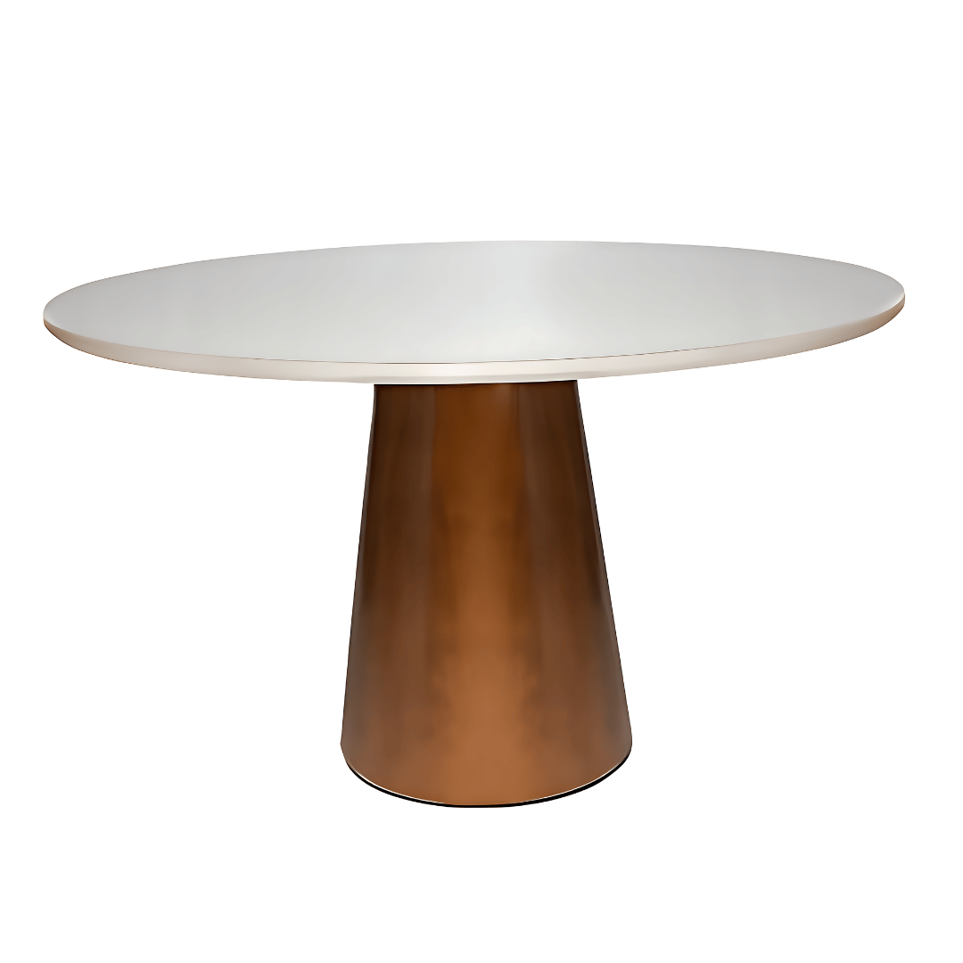 Mesa Redonda Cone com Design Moderno e Elegante 150x150cm
