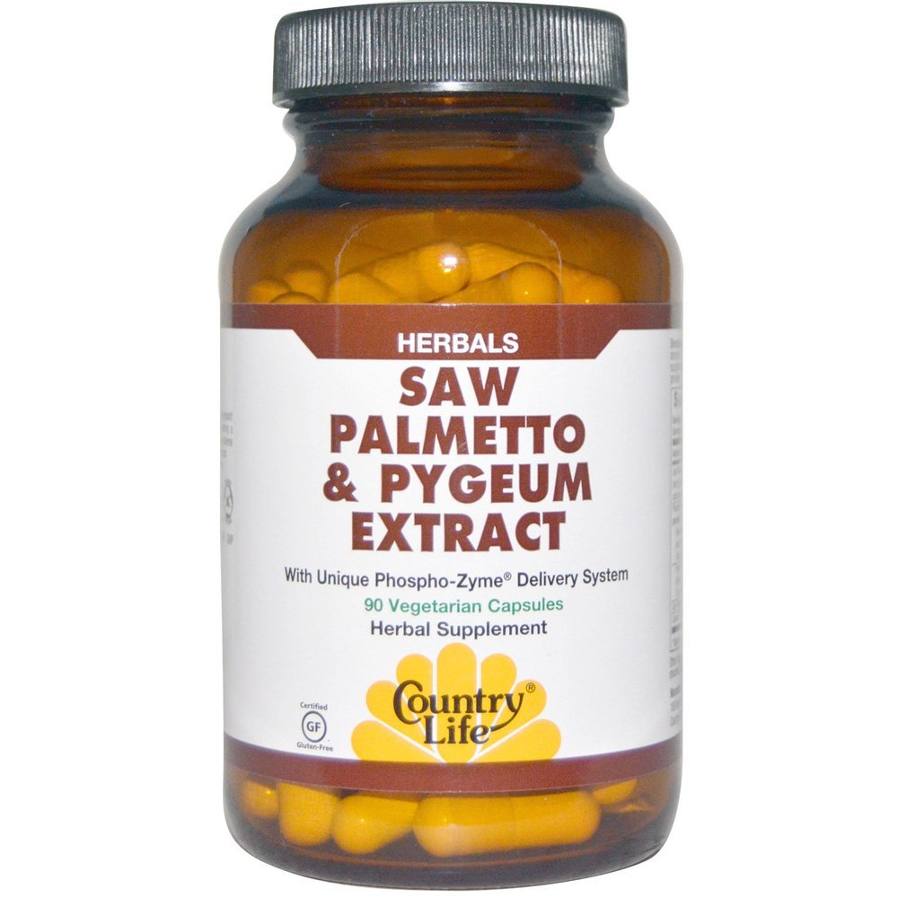 Saw Palmetto e Pygeum Extract Country Life 90 cápsulas