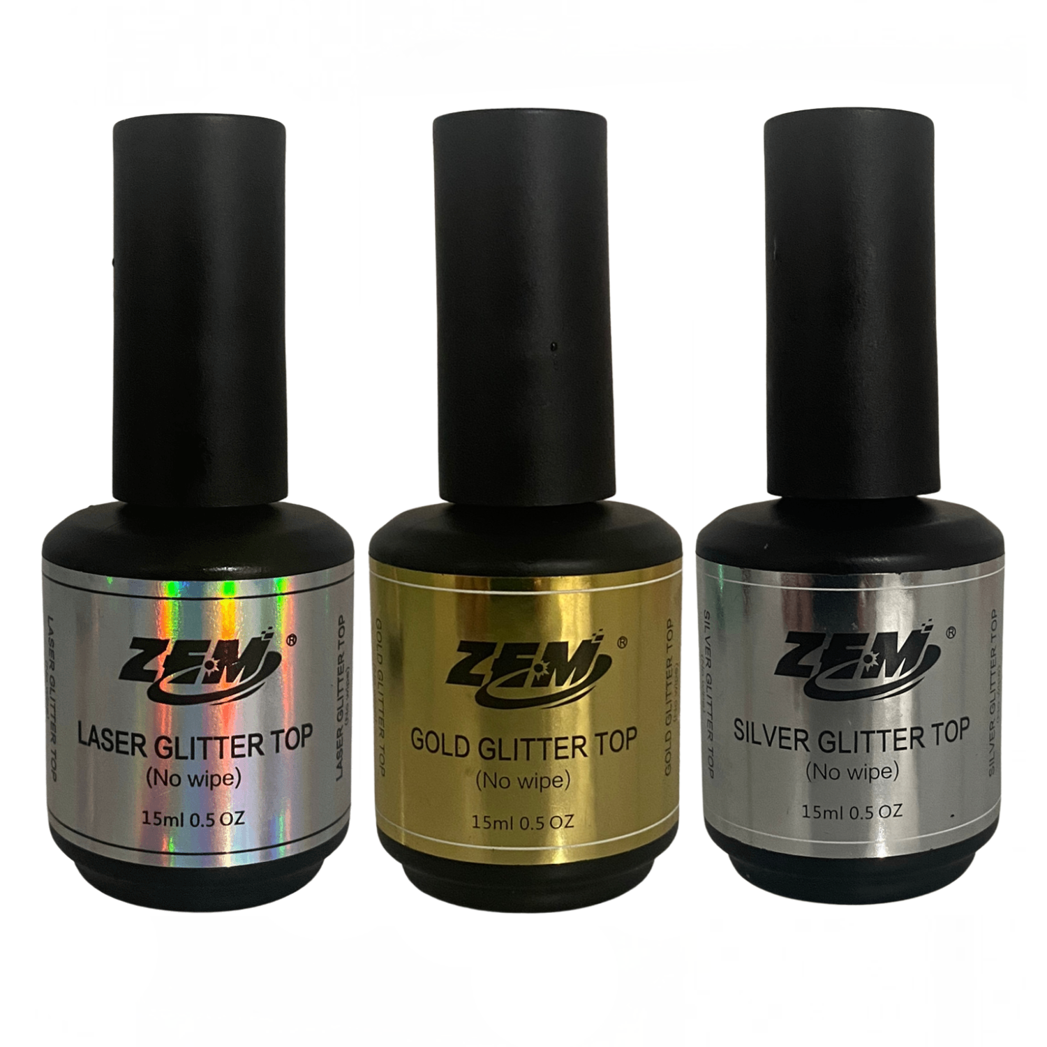 Top Coat Zem Glitter