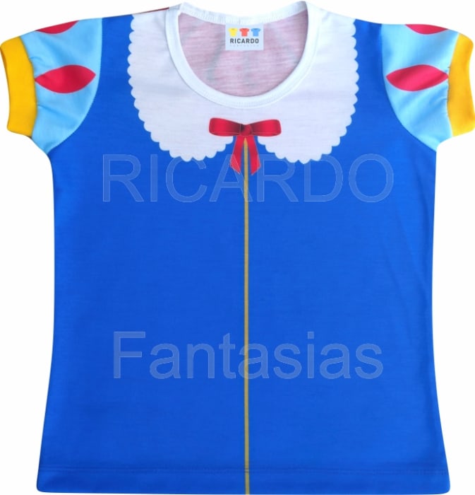 Baby Look Infantil Princesas